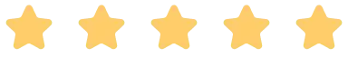 image of five yellow stars in row